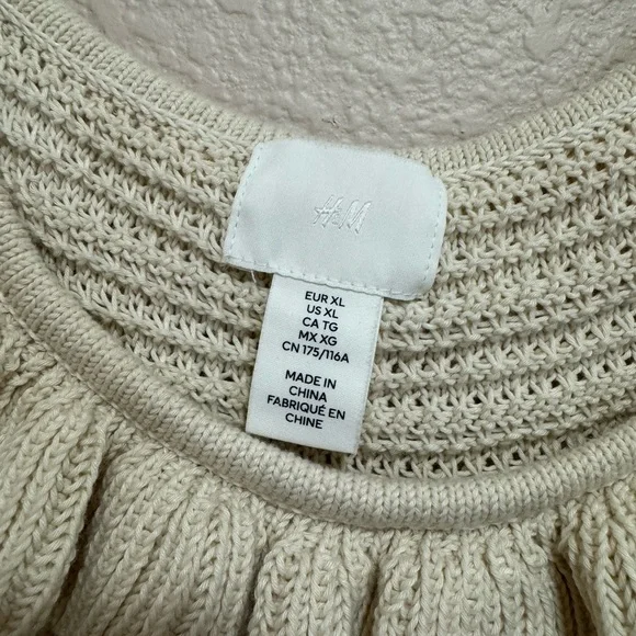 Knitted ruffle top - Picture 3 of 3